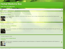 Tablet Screenshot of herbalmedicinebox.com